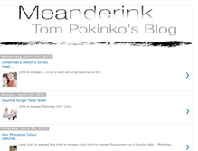 Tablet Screenshot of meanderink.blogspot.com