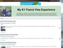 Tablet Screenshot of myk1fiancevisaexperience.blogspot.com