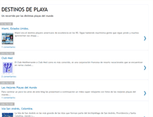 Tablet Screenshot of destinos-de-playa.blogspot.com