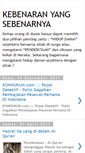 Mobile Screenshot of kebenaranyangsebenarnya.blogspot.com