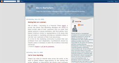 Desktop Screenshot of micromarketers.blogspot.com