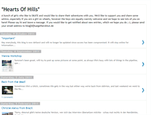 Tablet Screenshot of heartsofhills.blogspot.com