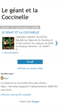 Mobile Screenshot of legeantetlacoccinelle.blogspot.com
