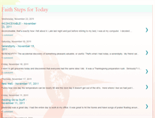 Tablet Screenshot of faithstepsfortoday.blogspot.com