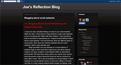 Desktop Screenshot of joesreflectionblog.blogspot.com