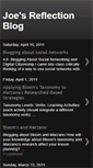 Mobile Screenshot of joesreflectionblog.blogspot.com