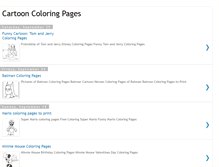 Tablet Screenshot of cartooncoloring.blogspot.com