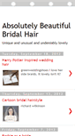 Mobile Screenshot of beautiful-bridal-hair.blogspot.com