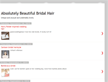 Tablet Screenshot of beautiful-bridal-hair.blogspot.com