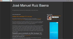 Desktop Screenshot of josemanuelruizbaena.blogspot.com