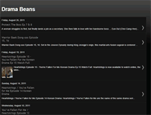 Tablet Screenshot of dramabeans12.blogspot.com