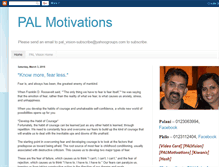 Tablet Screenshot of palmotivations.blogspot.com