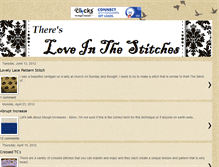 Tablet Screenshot of loveinthestitches.blogspot.com