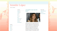 Desktop Screenshot of fansjenniferlopez.blogspot.com