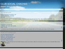Tablet Screenshot of clubsocialchachas.blogspot.com