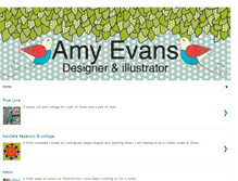 Tablet Screenshot of amyevansdesign.blogspot.com