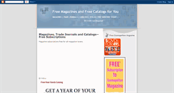 Desktop Screenshot of freemagazinesforu.blogspot.com