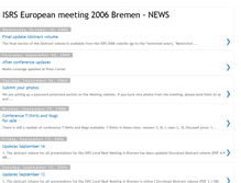 Tablet Screenshot of isrs2006.blogspot.com