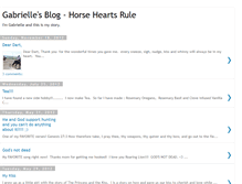 Tablet Screenshot of horseheartsrule.blogspot.com