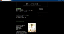 Desktop Screenshot of ericawiggins.blogspot.com