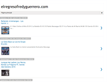 Tablet Screenshot of elregresofredyguerrero.blogspot.com