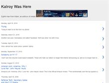 Tablet Screenshot of kalroy.blogspot.com