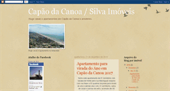 Desktop Screenshot of alugelemcapaodacanoa.blogspot.com