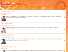 Tablet Screenshot of amirashawlcollection.blogspot.com