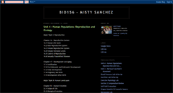 Desktop Screenshot of mistybio156.blogspot.com