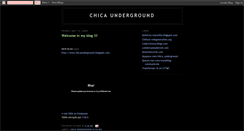 Desktop Screenshot of chica-underground.blogspot.com