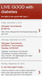 Mobile Screenshot of livegoodwithdiabetes.blogspot.com