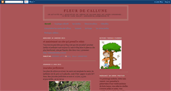 Desktop Screenshot of fleurdecallune.blogspot.com