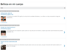 Tablet Screenshot of bellezaenmicuerpo.blogspot.com