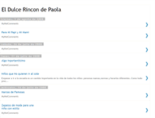 Tablet Screenshot of eldulcerincondepaola.blogspot.com