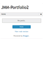 Mobile Screenshot of jmm-portfolio2.blogspot.com