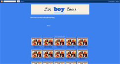 Desktop Screenshot of liveboycams.blogspot.com