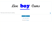 Tablet Screenshot of liveboycams.blogspot.com