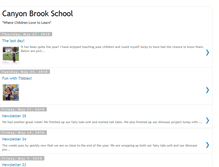 Tablet Screenshot of canyonbrookschool.blogspot.com