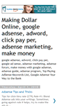 Mobile Screenshot of googleadsensewithmoney.blogspot.com