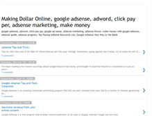 Tablet Screenshot of googleadsensewithmoney.blogspot.com