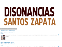 Tablet Screenshot of disonancias-zapata.blogspot.com