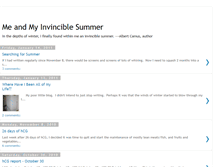 Tablet Screenshot of meandmyinvinciblesummer.blogspot.com