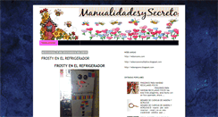 Desktop Screenshot of manualidadesysecretos.blogspot.com