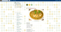 Desktop Screenshot of bayareavegetarian.blogspot.com