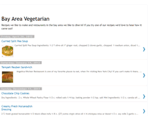 Tablet Screenshot of bayareavegetarian.blogspot.com