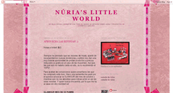 Desktop Screenshot of nuriaslittleworld.blogspot.com