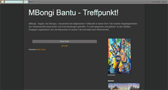 Desktop Screenshot of mbongibantu.blogspot.com