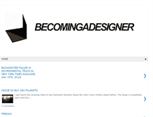 Tablet Screenshot of becoming-a-designer.blogspot.com