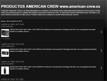 Tablet Screenshot of productosamericancrew.blogspot.com