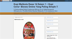 Desktop Screenshot of kopimahkotadewa4u.blogspot.com